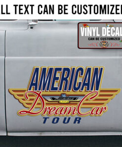 Personalized Ford Thunderbird Lettering Vinyl Sticker 10425