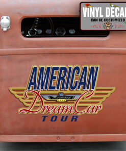 Personalized Ford Thunderbird Lettering Vinyl Sticker 10425