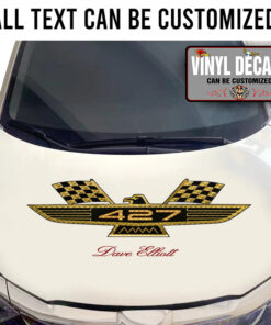 Personalized Ford Thunderbird Lettering Vinyl Sticker 10838