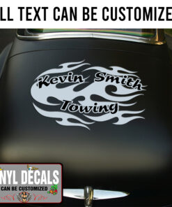 Personalized Frame Lettering For Truck Vinyl Sticker 10718