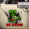 Personalized Rat Fink Hot Rod Sticker 11471