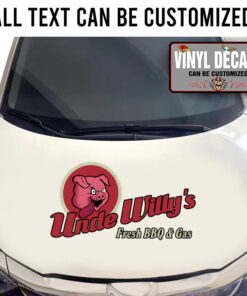 Personalized Fresh Bbq And Gas Sticker 11359