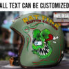 Personalized Rat Fink Kustom Kulture Motorcycle Helmet Sticker 11799