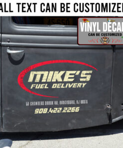 Personalized Fuel Delivery Sticker 11442