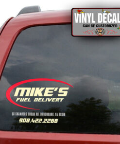 Personalized Fuel Delivery Sticker 11442