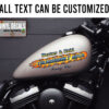 Personalized Funny Car Dragster Lettering Sticker 12099