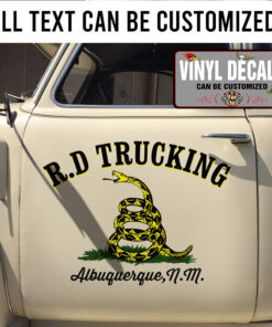 Personalized Gadsden Flag 2A Don't Tread On Me Snake Sticker 11413