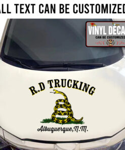 Personalized Gadsden Flag 2A Don't Tread On Me Snake Sticker 11413