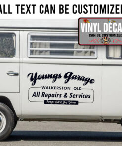 Personalized Garage Custom Paint Sticker 11547
