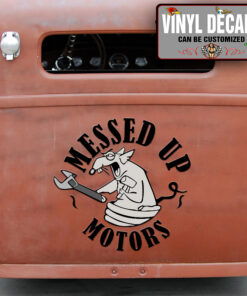 Personalized Rat Fink Motor Sticker 10997