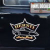 Personalized Garage Hot Rod Lettering Vinyl Sticker 10563