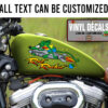 Personalized Rat Fink Rock Ket Motorcycle Gas Tank Decal 11767