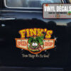 Personalized Rat Fink Speed Shop Lettering Vinyl Sticker 10485