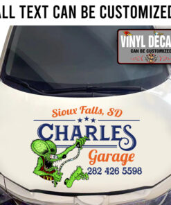 Personalized Rat Fink Street Rod Sticker 11188