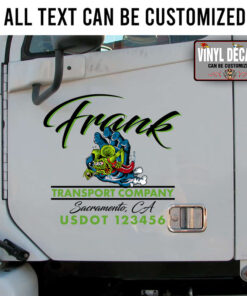 Personalized Rat Fink Transport Company Sticker 11158