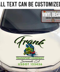 Personalized Rat Fink Transport Company Sticker 11158