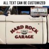 Personalized Garage Lettering Jeep Sticker 11995