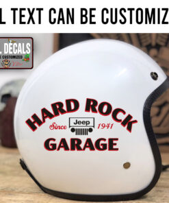 Personalized Garage Lettering Jeep Sticker 11995