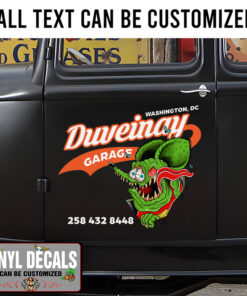 Personalized Rat Fink Workshop Garage Sticker 11212