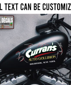 Personalized Garage Lettering Old School Hot Rod Lettering Sticker 12104