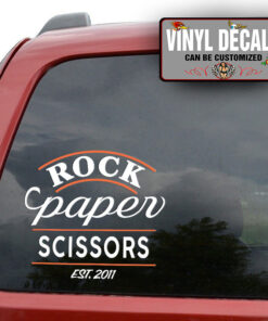 Personalized Garage Lettering Sticker 11317