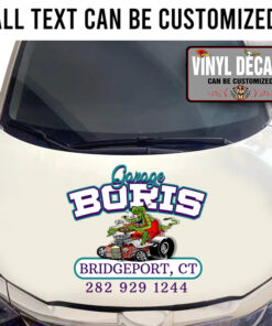 Personalized Rat Rod Garage Sticker 11181