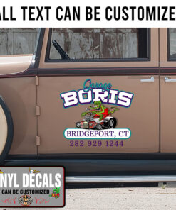 Personalized Rat Rod Garage Sticker 11181