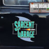 Personalized Garage Lettering Sticker 11333