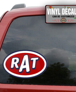 Personalized Rat Rod Hot Rod Sticker 11387