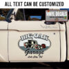 Personalized Rat Rod Lettering Sticker 12047