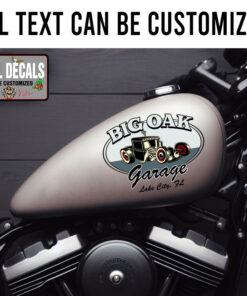 Personalized Rat Rod Lettering Sticker 12047