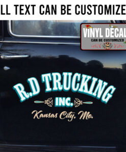 Personalized Rd Trucking Convoy Sticker 11424