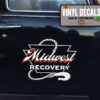 Personalized Recovery Garage – Tow Truck Lettering Sticker 11455