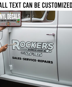 Personalized Repair Service Towing Truck Sticker 11750