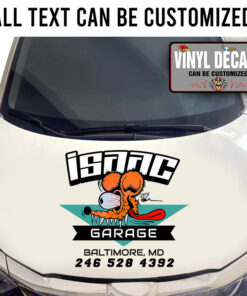 Personalized Garage Rat Fink Classic Sticker 11185