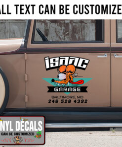 Personalized Garage Rat Fink Classic Sticker 11185