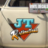 Personalized Restoration Garage Lettering Sticker 11303