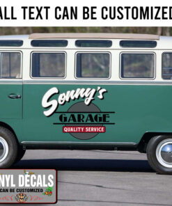 Personalized Garage Service Sticker 11498