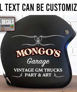 Personalized Garage Sign Pinstriping Lettering Sticker 12049