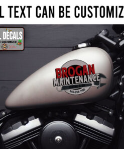 Personalized Garage Wrench Sticker 11981