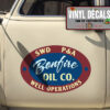 Personalized Gasoline Service Oil Company Sticker 11521
