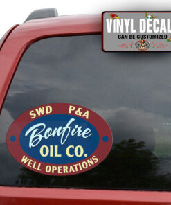 Personalized Gasoline Service Oil Company Sticker 11521