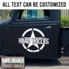 Personalized Roar Willys Hot Rod Sticker 10945