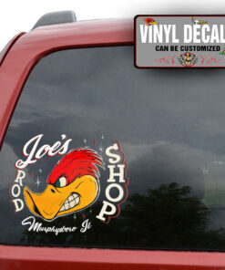 Personalized Rod Shop Mr Horsepower Sticker 10913