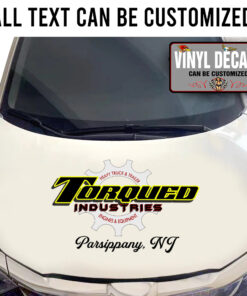 Personalized Gearhead Garage Sticker 11095