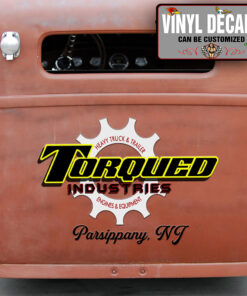 Personalized Gearhead Garage Sticker 11095