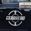 Personalized Gearhead Garage Sticker 11102