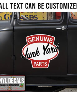 Personalized Genuine Junk Yard Parts Sticker 11368