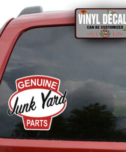 Personalized Genuine Junk Yard Parts Sticker 11368