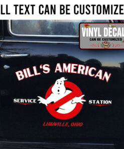 Personalized Ghostbusters Hot Rod Sticker 11407